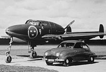 Saab 92 and J21 , MY1950